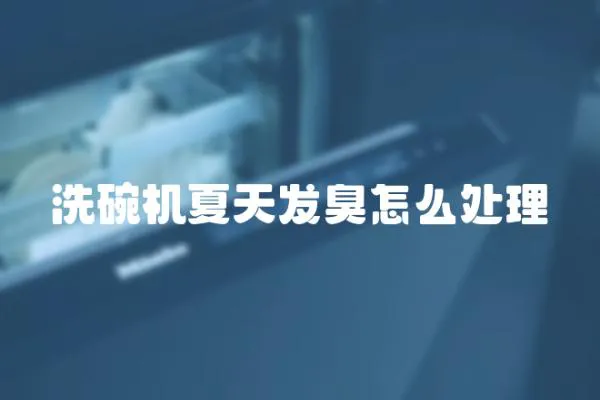 洗碗機夏天發臭怎么處理