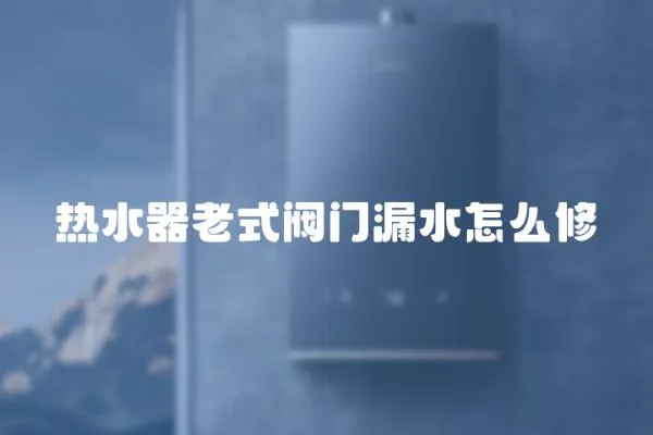 熱水器老式閥門漏水怎么修