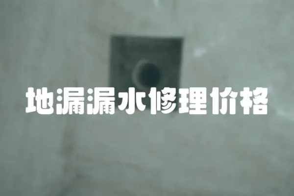 地漏漏水修理價(jià)格