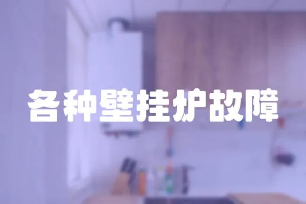 各種壁掛爐故障