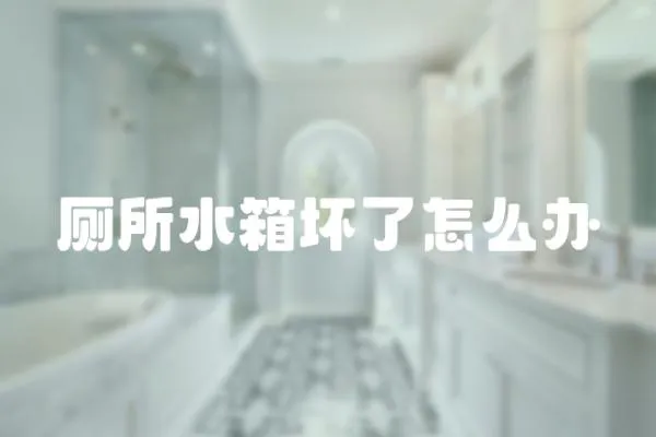 廁所水箱壞了怎么辦