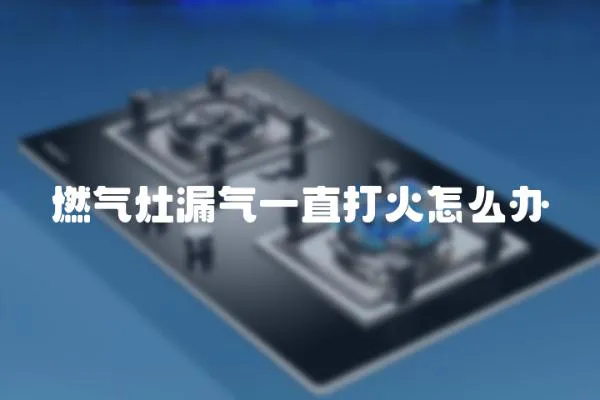 燃氣灶漏氣一直打火怎么辦