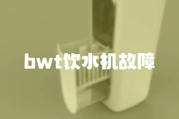 bwt飲水機故障
