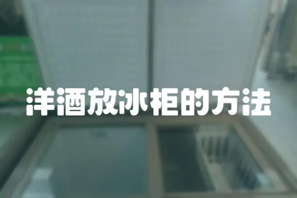 洋酒放冰柜的方法