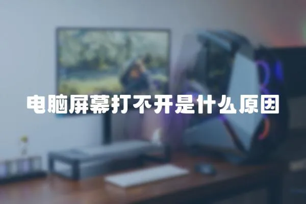 電腦屏幕打不開是什么原因