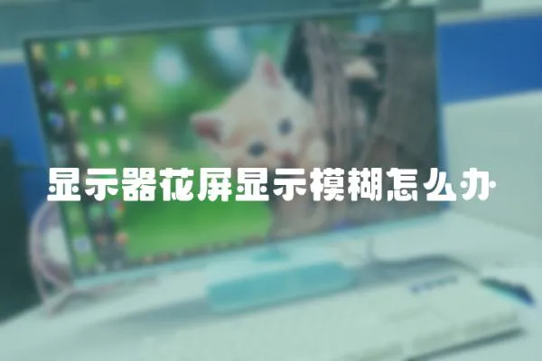 顯示器花屏顯示模糊怎么辦