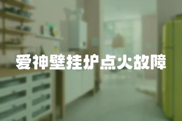 愛神壁掛爐點火故障