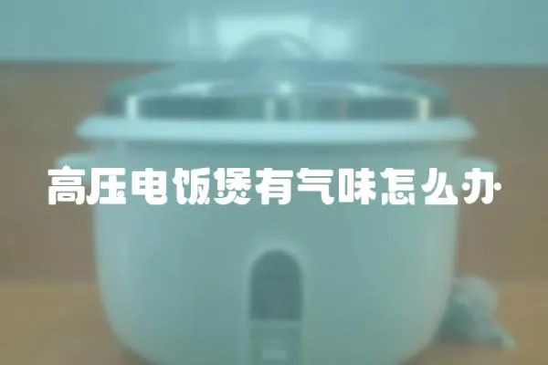 高壓電飯煲有氣味怎么辦