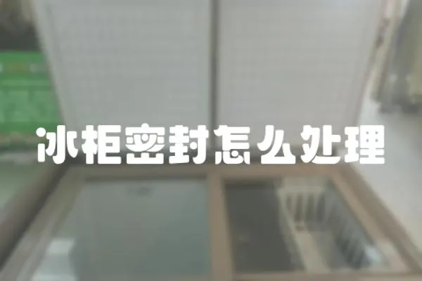 冰柜密封怎么處理