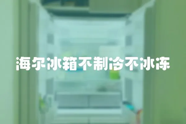 海爾冰箱不制冷不冰凍