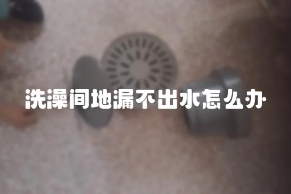 洗澡間地漏不出水怎么辦