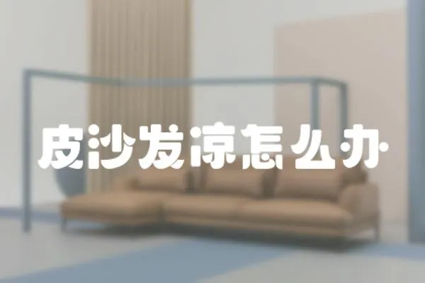 皮沙發(fā)涼怎么辦