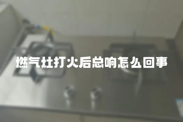 燃氣灶打火后總響怎么回事