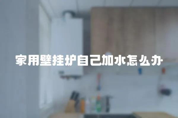 家用壁掛爐自己加水怎么辦
