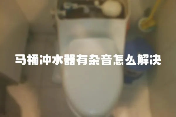 馬桶沖水器有雜音怎么解決
