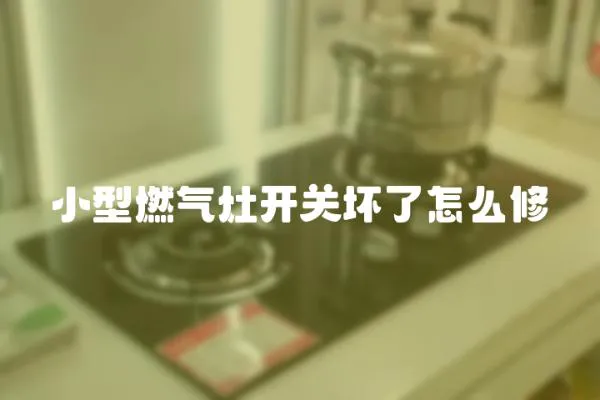 小型燃?xì)庠铋_關(guān)壞了怎么修