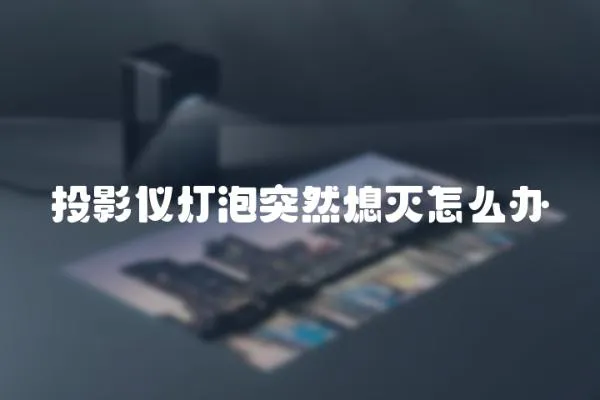 投影儀燈泡突然熄滅怎么辦