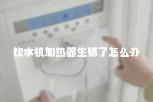 飲水機加熱器生銹了怎么辦