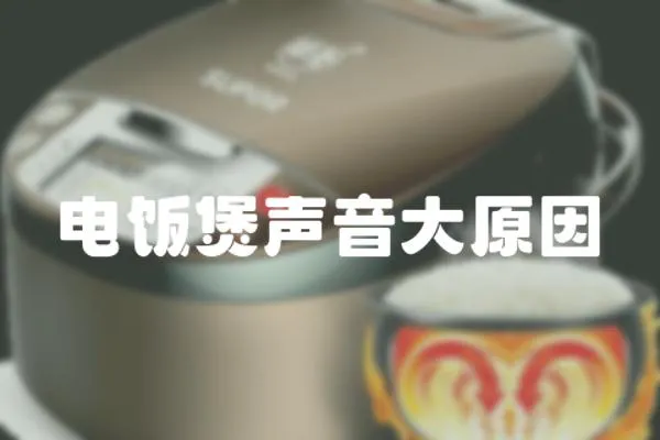 電飯煲聲音大原因