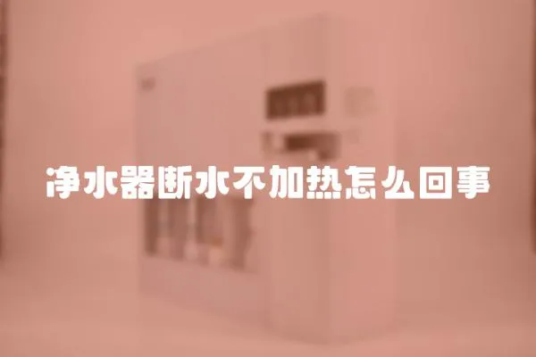 凈水器斷水不加熱怎么回事
