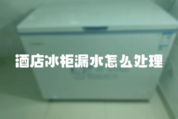 酒店冰柜漏水怎么處理