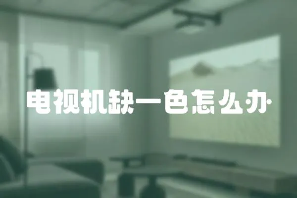 電視機缺一色怎么辦