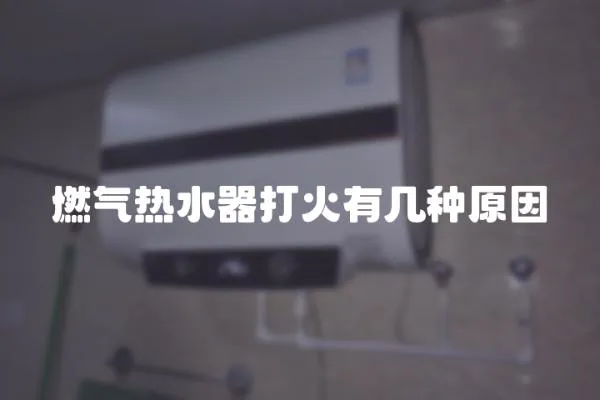燃氣熱水器打火有幾種原因