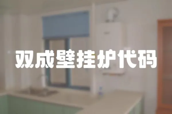 雙成壁掛爐代碼