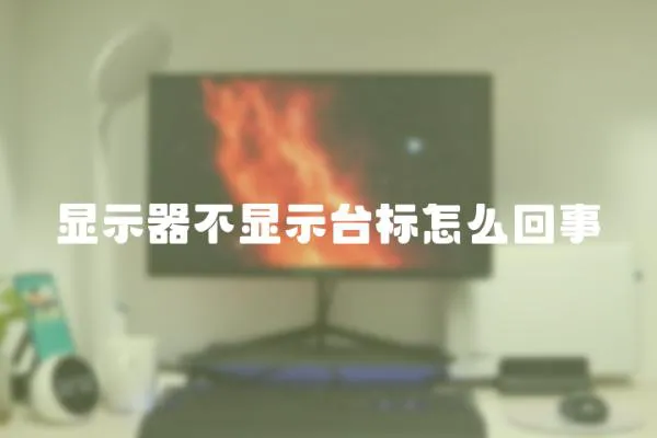 顯示器不顯示臺標怎么回事