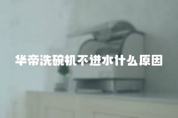 華帝洗碗機(jī)不進(jìn)水什么原因