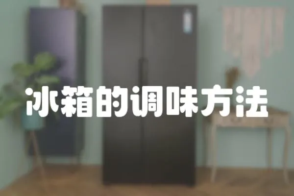 冰箱的調味方法
