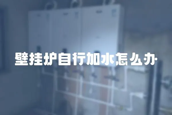 壁掛爐自行加水怎么辦