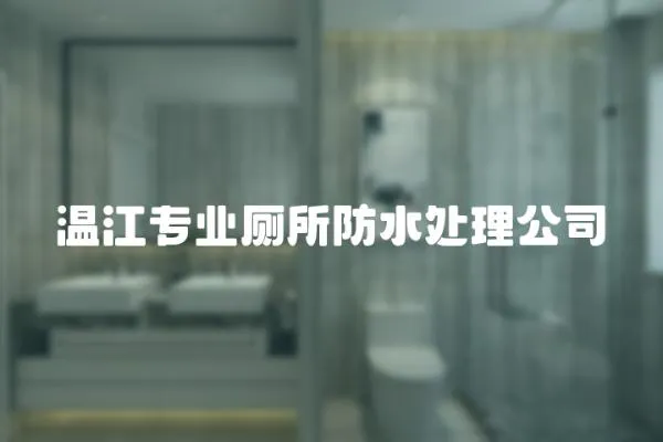 溫江專業廁所防水處理公司