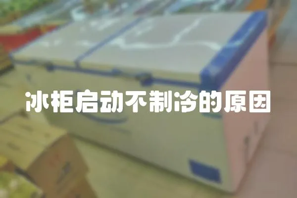 冰柜啟動不制冷的原因