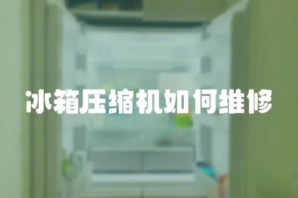 冰箱壓縮機(jī)如何維修