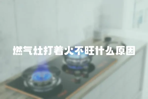 燃氣灶打著火不旺什么原因