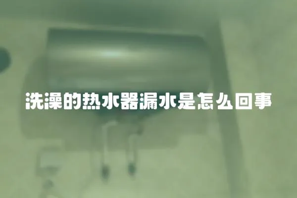 洗澡的熱水器漏水是怎么回事