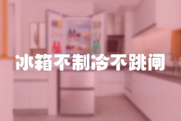 冰箱不制冷不跳閘