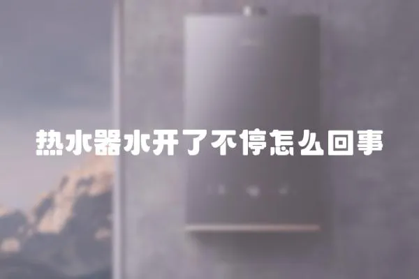 熱水器水開了不停怎么回事