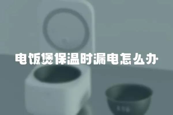 電飯煲保溫時漏電怎么辦