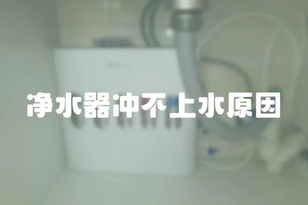 凈水器沖不上水原因