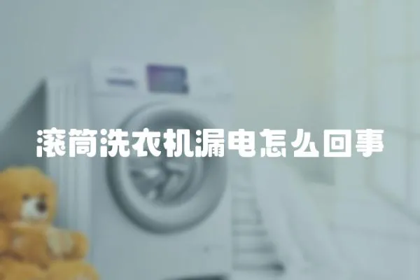 滾筒洗衣機漏電怎么回事