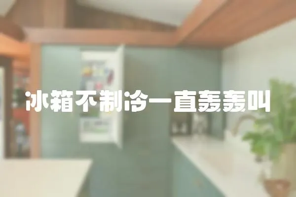 冰箱不制冷一直轟轟叫