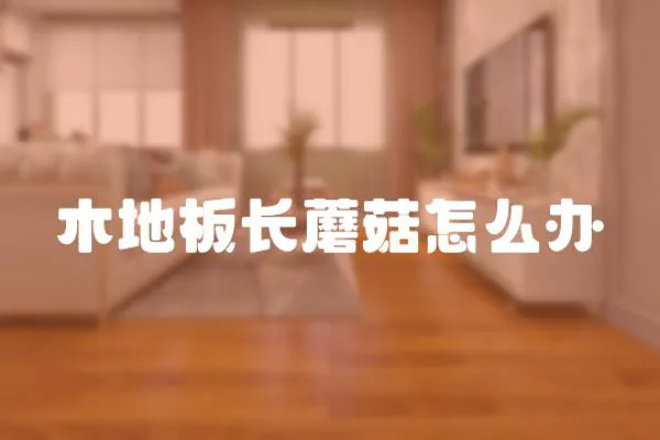 木地板長蘑菇怎么辦