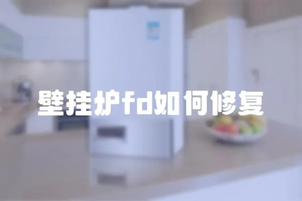 壁掛爐fd如何修復
