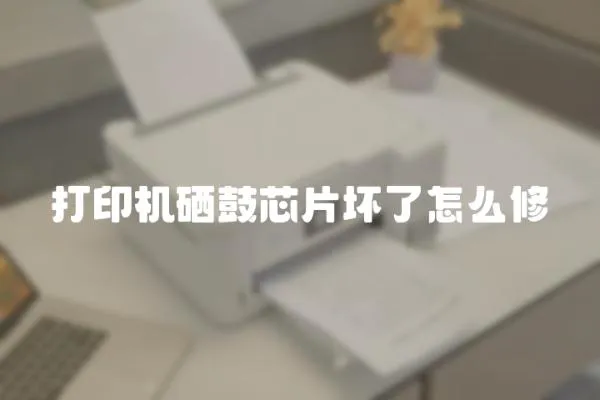 打印機硒鼓芯片壞了怎么修