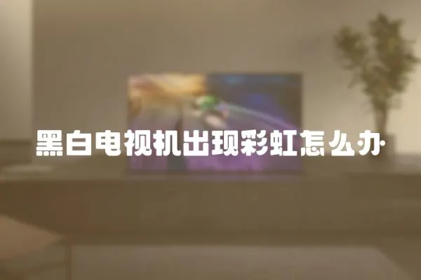 黑白電視機出現彩虹怎么辦