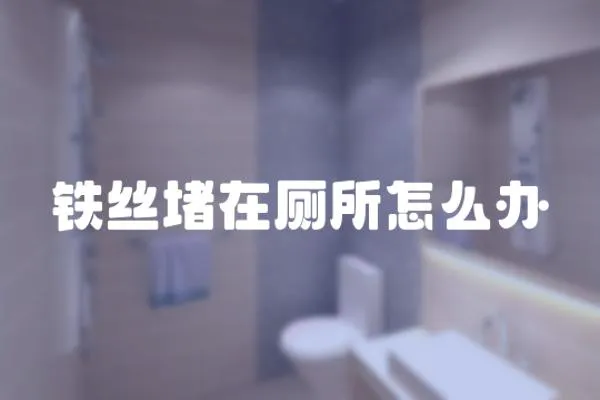 鐵絲堵在廁所怎么辦