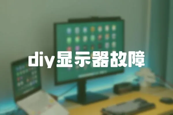 diy顯示器故障