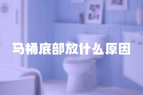 馬桶底部放什么原因